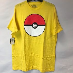 Pokémon Men’s Pokeball Graphic T-Shirt (yellow)